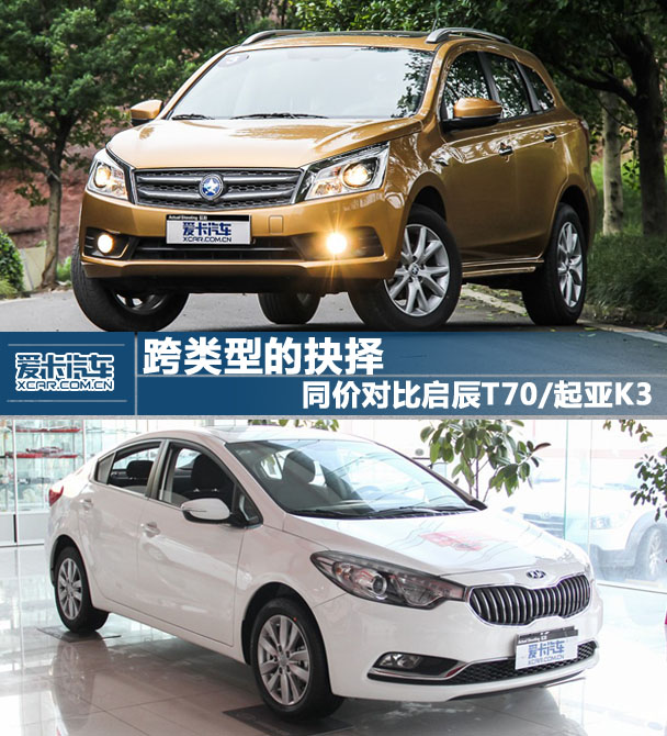 啟辰T70對比起亞K3