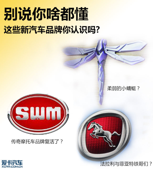 别说你啥都懂 这些新汽车品牌你认识吗?