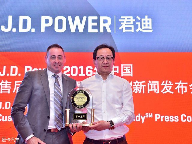 power公布的2016年中国售后服务满意度指数研究(csi)报告中,一汽-大众
