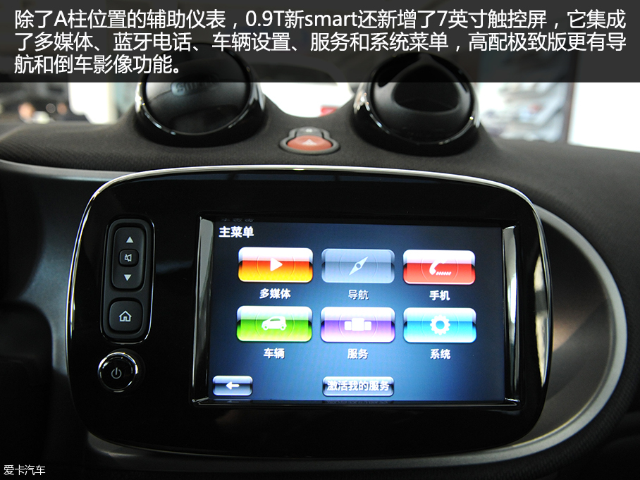 实拍2016款smart fortwo 0.9T